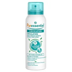 Puressentiel Circulation Spray Tonique Express aux 17 Huiles Essentielles 100 ml