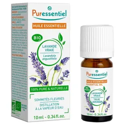 Puressentiel Huile Essentielle Lavande Vraie (Lavandula angustifolia) Bio 10 ml