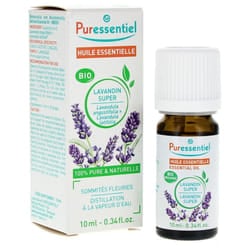Lavandin Super Bio 10ml Huiles Essentielles Puressentiel