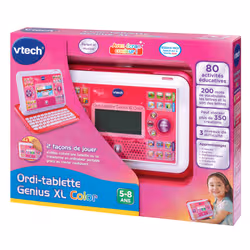 VTech Ordi-Tablette Genius Xl Color Rose - Vue supplémentaire 5