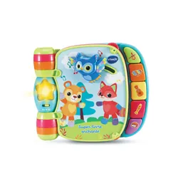 VTech Baby SUPER LIVRE ENCHANTÉ DES LOULOUS (BLEU)