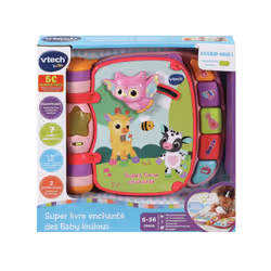 VTech Baby SUPER LIVRE ENCHANTÉ DES LOULOUS (ROSE) - Vue supplémentaire 5