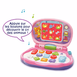 VTech Lumi ordi des tout-petits rose - Vue supplémentaire 3