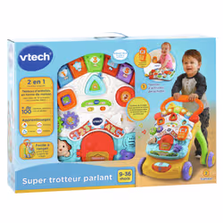 VTech Super Trotteur Parlant 2 En 1 Orange - Vue supplémentaire 6