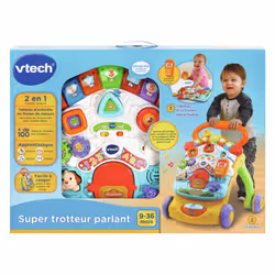 VTech Super Trotteur Parlant 2 En 1 Orange - Vue supplémentaire 7