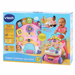 VTech Super Trotteur Parlant 2 En 1 Rose - Vue supplémentaire 8
