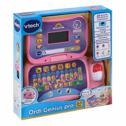 VTech Jouets Electroniques Educatifs Ordi Genius Pro Rose - Vue supplémentaire 8