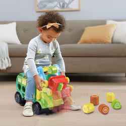 VTech MAXI CAMION POUBELLE RECYCLO'FORMES (PLASTIQUE RÉUTILISÉ) - Vue supplémentaire 6