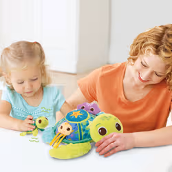 VTech Play Green JUJU, MAMAN TORTUE ÉVEIL DES SENS (BOUTEILLES PLASTIQUES RECYCLÉES) - Vue supplémentaire 5