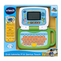 VTech Ordi Tablette P'Tit Genius Touch Vert - Vue supplémentaire 3