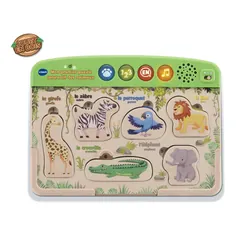 VTech MON PREMIER PUZZLE INTERACTIF DES ANIMAUX (JOUET BOIS FSC®)