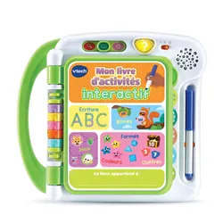 VTech Jouets Electroniques Educatifs MON LIVRE D'ACTIVITÉS - J'ÉCRIS, JE JOUE, J'APPRENDS