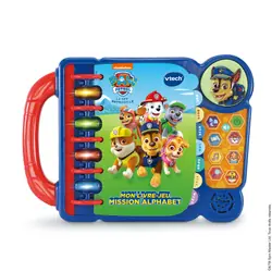 VTech Jouets Electroniques Educatifs PAT PATROUILLE - MON LIVRE-JEU MISSION ALPHABET