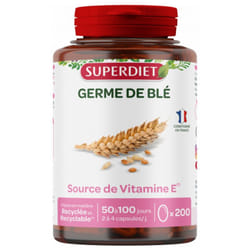 Huile De Germe De Ble 200 capsules Superdiet