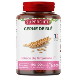 Huile De Germe De Ble 200 capsules Superdiet