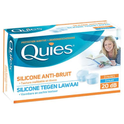 Protection Auditive Silicone Anti Bruit 3 Paires Quies