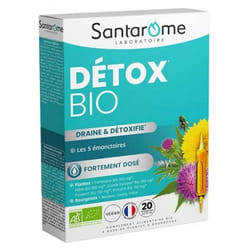 Santarome Bio Détox Bio 20 Ampoules