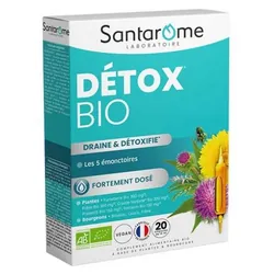 Santarome Bio Détox Bio 20 Ampoules
