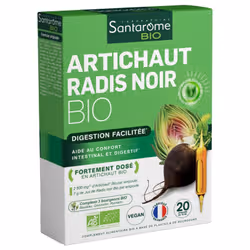 Santarome Bio Artichaut Bio Radis Noir Bio 20 Ampoules