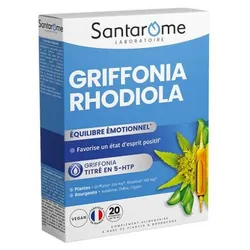 Santarome Griffonia Rhodiola 20 Ampoules