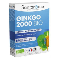 Santarome Ginkgo 2000 Bio 20 Ampoules