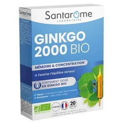 Santarome Ginkgo 2000 Bio 20 Ampoules