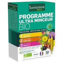 Santarome Bio Programme Ultra Minceur Bio 30 Ampoules