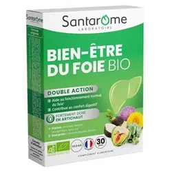 Santarome Bio Bien-Être du Foie Bio 30 Gélules