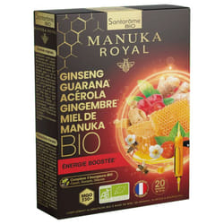 Santarome Manuka Royal Énergie Boostée Bio 20 Ampoules
