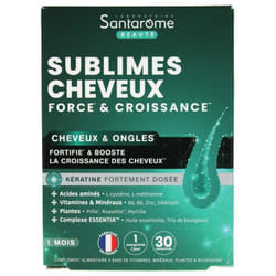 Santarome Sublimes Cheveux Force & Croissance 30 Comprimés
