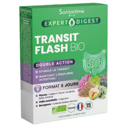 Santarome Transit Flash Bio 15 Comprimés