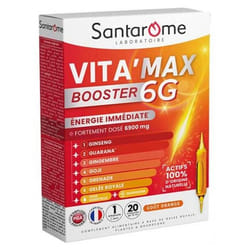 Santarome Vita'Max Booster 6G 20 Ampoules