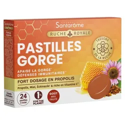 Santarome Ruche Royale Pastilles Gorge 24 Pastilles à Sucer
