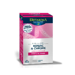 DIETAROMA CAPLIGNE KONJAC & CHROME 60 Comprimès