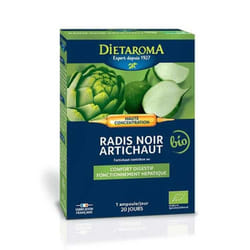 Dietaroma Radis Noir Artichaut 20 Ampoules*10ml