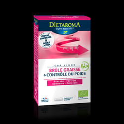 DIETAROMA Capligne Brûle-graisse et Contrôle du poids Bio 30 comprimés
