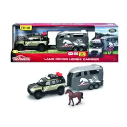 Majorette MAJO GS LAND ROVER + REMORQUE 25CM