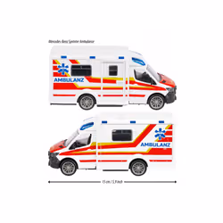 Majorette Mercedes-Benz Sprinter Ambulance - Vue supplémentaire 3