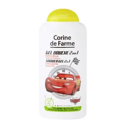 Corine de Farme Disney Pixar Cars 250 ml Gel douche Garçon Corps et cheveux Pomme