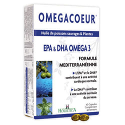 Holistica Omegacoeur EPA & DHA OMEGA 3 - 60 capsules