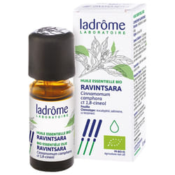 Ladrôme Huile Essentielle Ravintsara (Cinnamomum camphora ct 1,8-cineol) Bio 10 ml