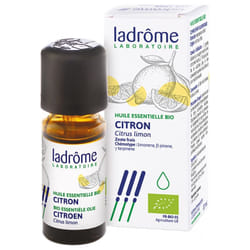 Ladrôme Huile Essentielle Citron (Citrus limon) Bio 10 ml