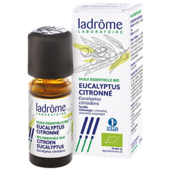 Ladrôme Huile Essentielle Eucalyptus Citronné (Eucalyptus citriodora) Bio 10 ml