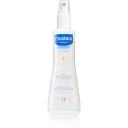 Eau rafraichissante et coiffante Bébé à l'Eau de Camomille Bio 200ml Mustela