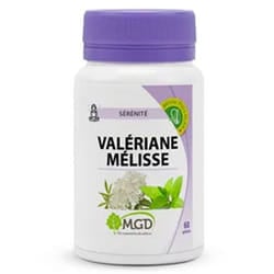 Mgd Nature Valériane et Mélisse – 60 Gélules
