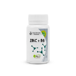 Mgd Nature zinc+ B6 60 Gelules