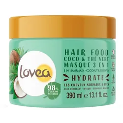 Lovea Hair Food Masque 3en1 Coco & Thé Vert 390 ml