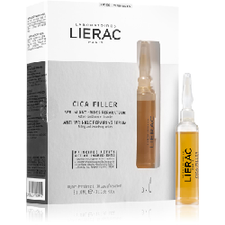 Serum Anti-rides Reparateur 3 Ampoules de 10ml Cica-filler Lierac