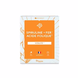 Yves Ponroy Spiruline Fer Acide Folique 30 Gélules - Vue supplémentaire 2