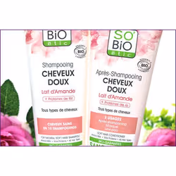 SO BIO SHAMPOOING CHEVEUX DOUX LAIT D'AMANDE - 250ML - Vue supplémentaire 2
